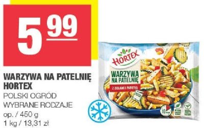 Warzywa na patelnię Hortex Polski Ogród wybrane rodzaje promocja w SPAR