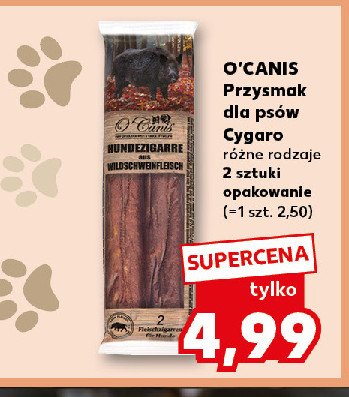 Cygaro dla psa z dziczyzny O'canis promocja