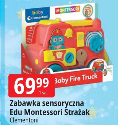 Zabawka sensoryczna Edu Montessori Strażak Clementoni promocja w Leclerc