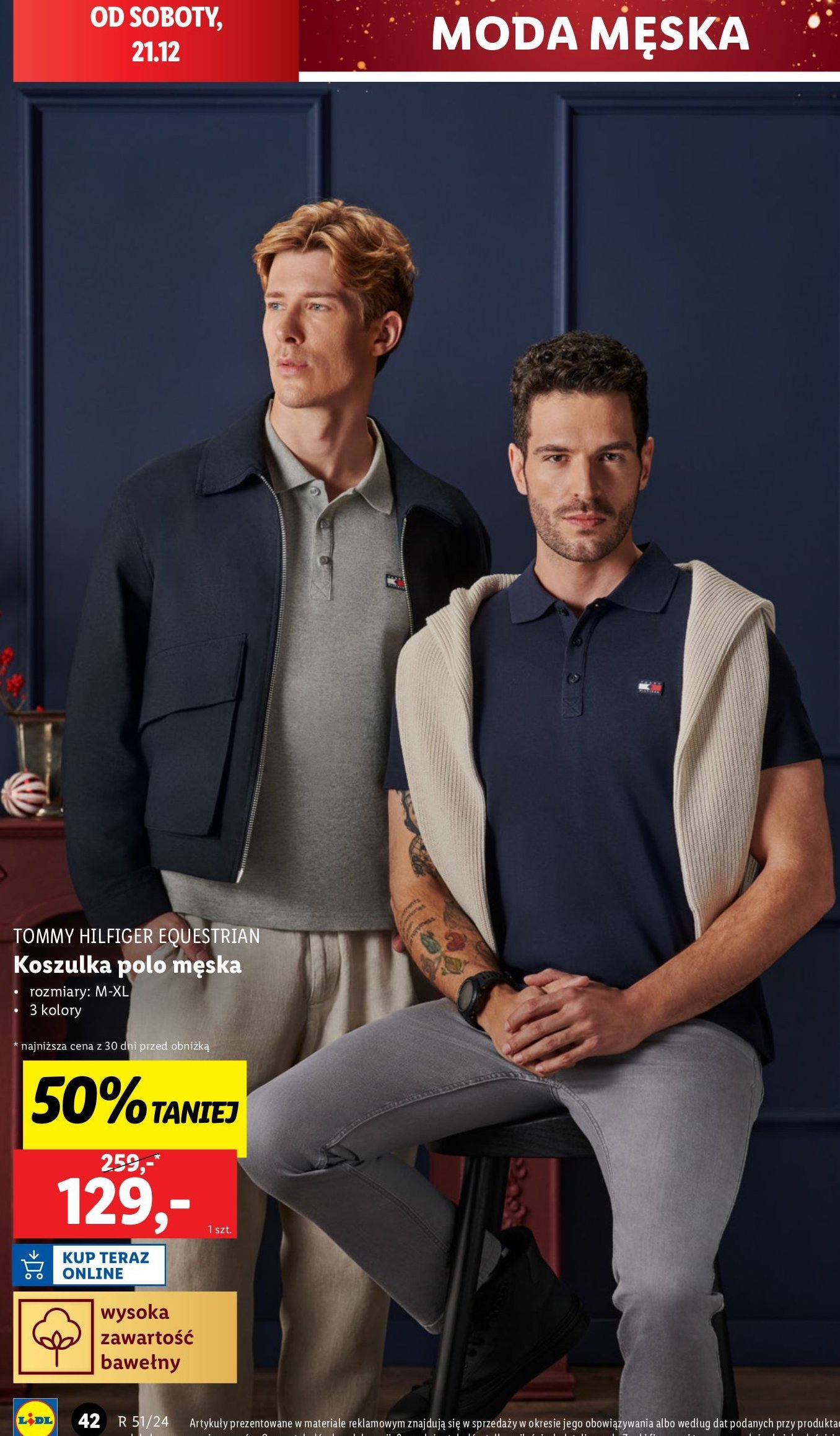 Koszulka polo TOMMY HILFIGER promocja w Lidl