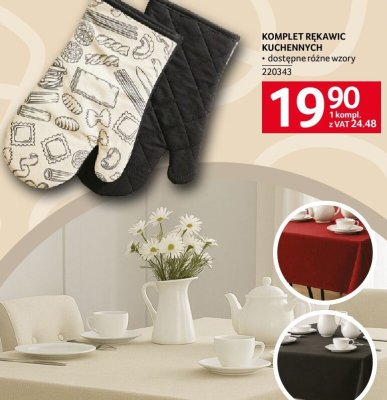 Komplet rękawic kuchennych promocja w Selgros
