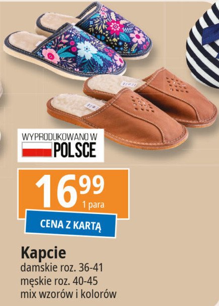 Kapcie 36-41 promocja