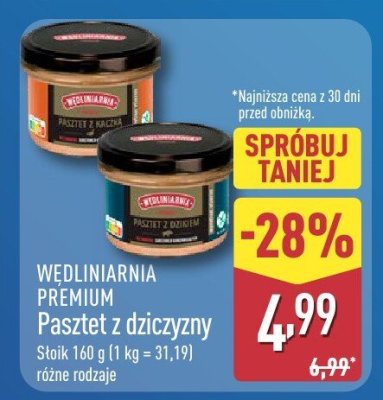 Pasztet z dziczyzny WĘDLINIARNIA PREMIUM promocja w Aldi