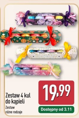 Zestaw 4 kul do kąpieli promocja w Aldi