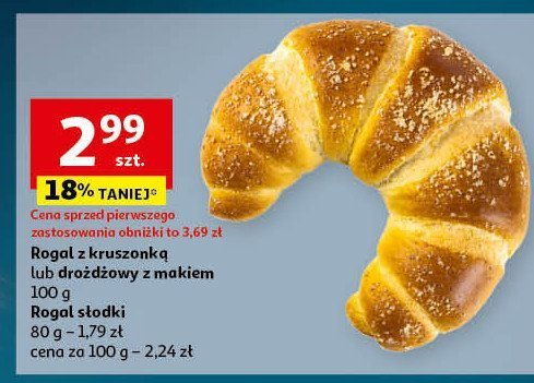 Rogalik z kruszonką promocja