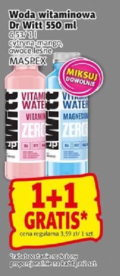 Woda witaminowa Dr Witt 550 ml cytryna-mango promocja w Prim Market