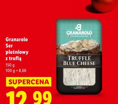 Ser Granarolo pleśniowy z truflą promocja w Lidl