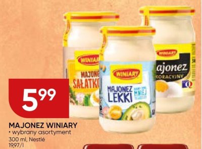 Majonez Winiary - wybrany asortyment promocja w Chata Polska