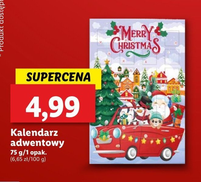 Kalendarz adwentowy z czekoladkami promocja