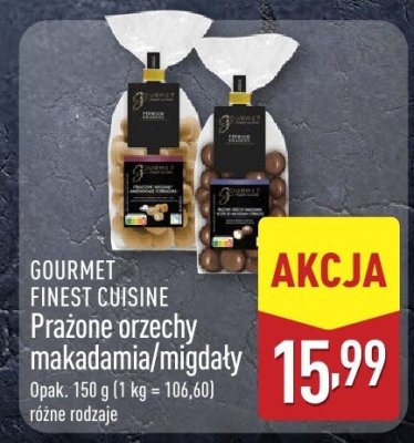 Prażone migdały, różne rodzaje promocja w Aldi