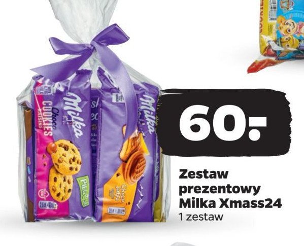 Zestaw prezentowy xmass 24 Milka promocja w Netto