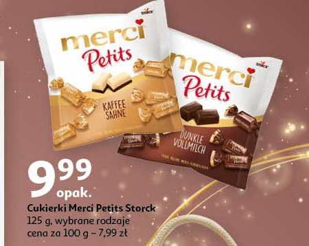 Cukierki dunkle Storck merci petits promocja w Auchan