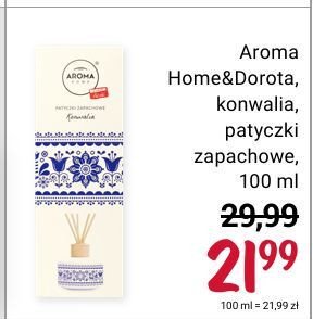 Patyczki zapachowe konwalia Aroma home & dorota promocja