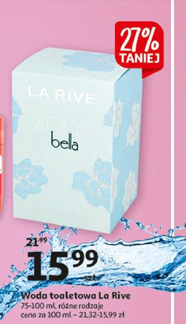 Woda perfumowana La rive aqua bella promocja