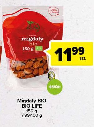 Migdały bio Bio life promocja