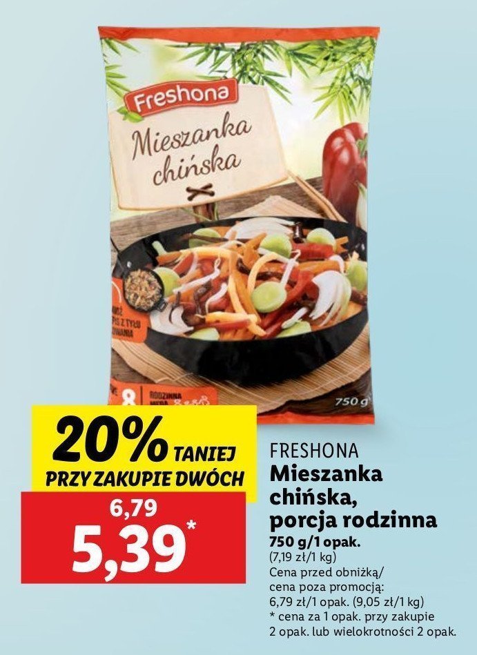 Mieszanka chińska Freshona promocja