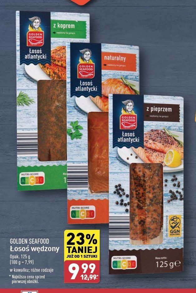 Łosoś wędzony z pieprzem Golden seafood promocja