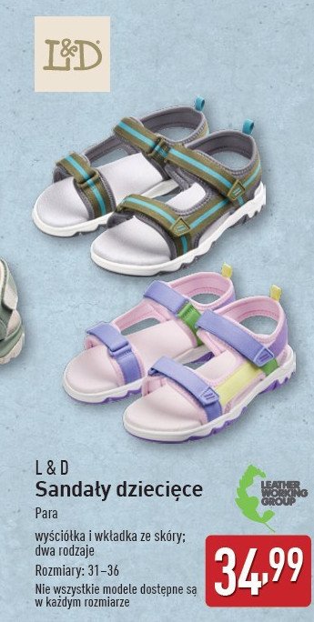 Sanda艂y dzieci臋ce 31-36 L&d promocja