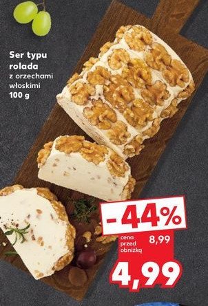 Rolada serowa z orzechami włoskimi promocja w Kaufland