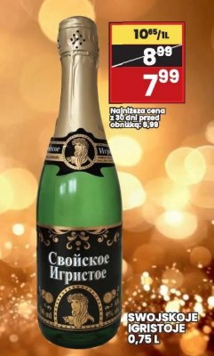 Szwojskoje Igristoje 0,75 L promocja w Wafelek