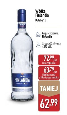 Wódka Finlandia promocja w Aldi