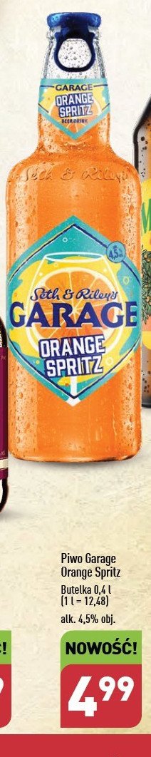 Piwo Garage orange spritz promocja w Aldi