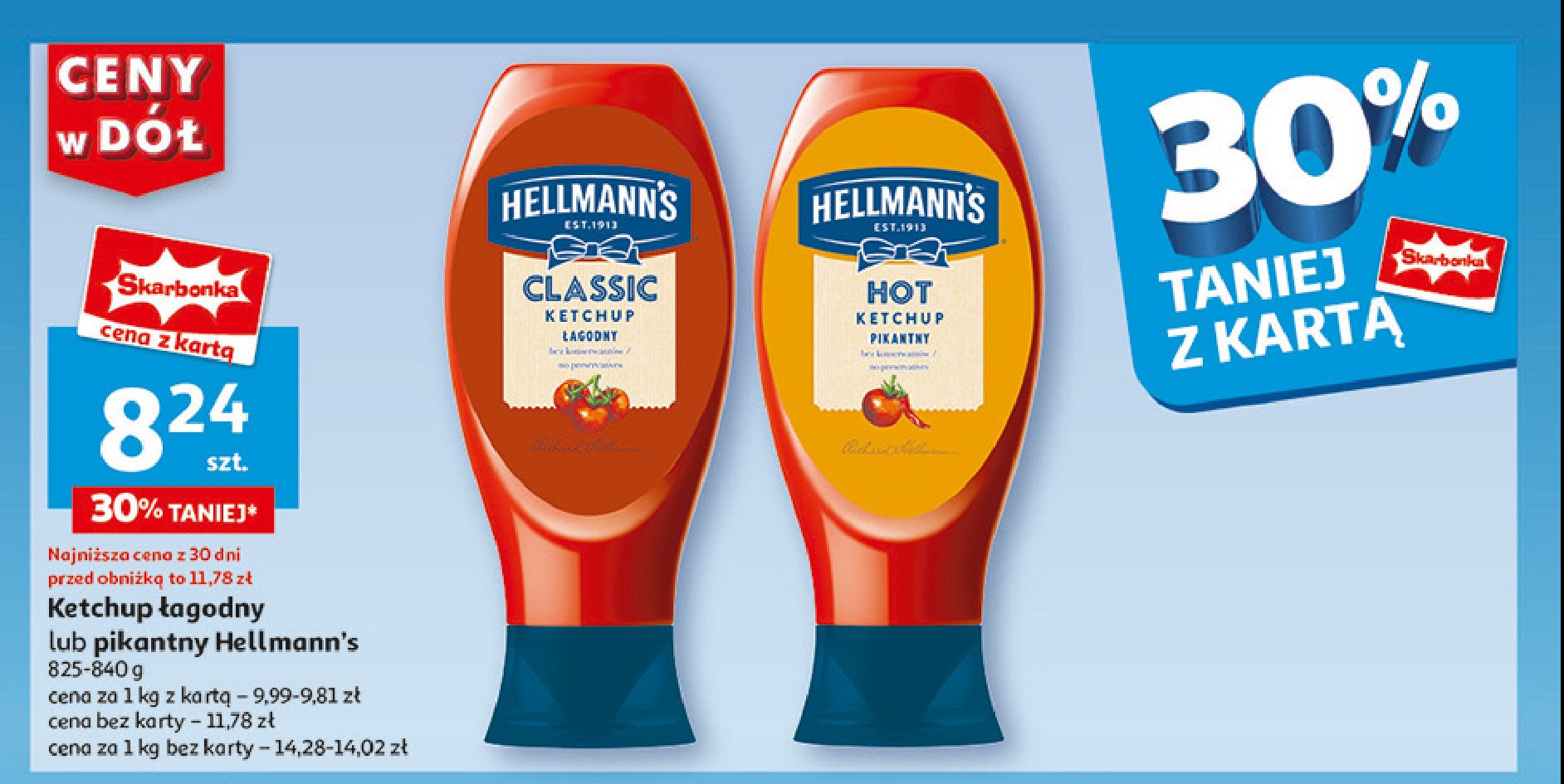 Ketchup 艂agodny Hellmann's promocja