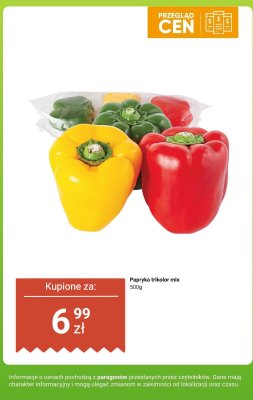 Papryka trikolor mix promocja w Dino