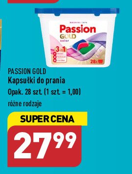 Kapsu艂ki do prania color Passion gold promocja