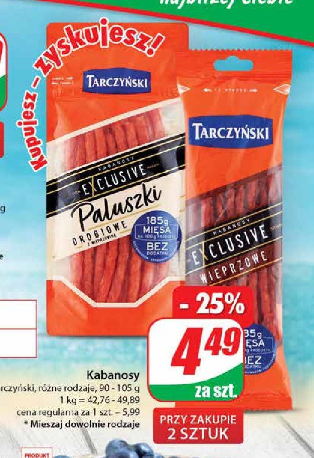 Kabanos drobiowy Tarczyński promocje