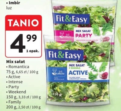 Mix sałat Party Fit & Easy promocja w Intermarche