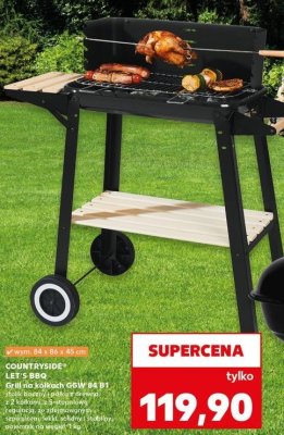 Grill na k贸艂kach ggw 84 b1 84 x 86 x 45 cm K-classic let's bbq promocja