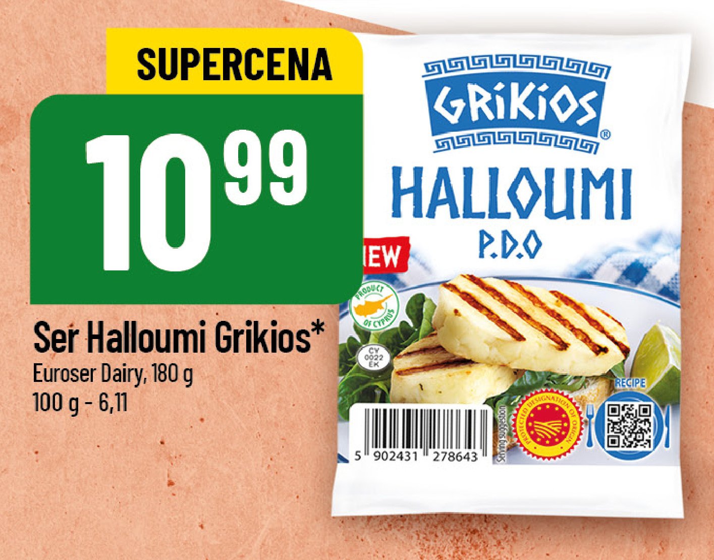 Ser halloumi Grikios promocja