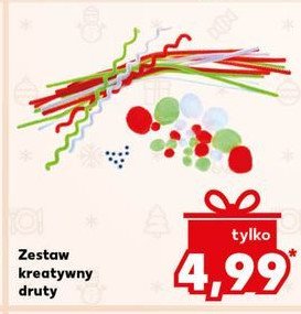 Zestaw kreatywny druty promocja w Kaufland