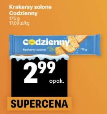 Krakersy solone Codzienny promocja w Delikatesy Centrum