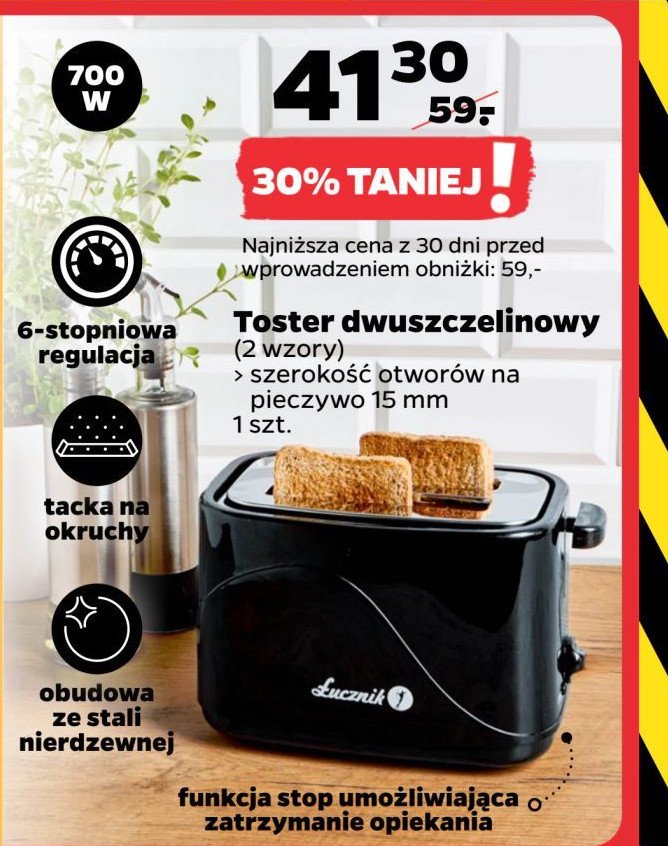 Toster 700 w Łucznik promocja