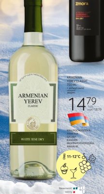Wino białe Armenian Yerev Classic 750ml promocja w Selgros