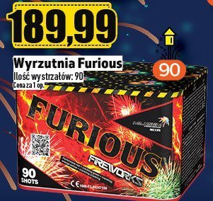 Wyrzutnia Furious Ilość wystrzałów: 90 promocja w TOPAZ