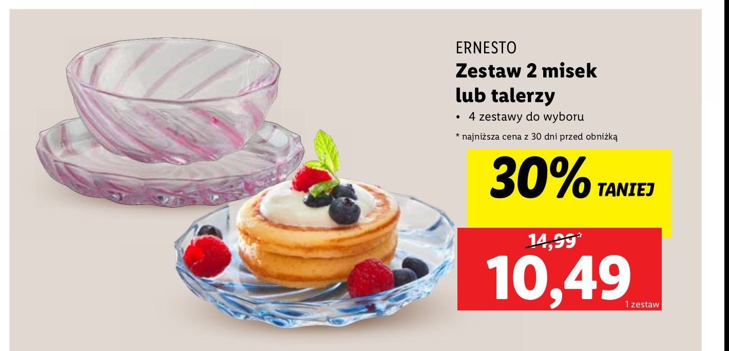 Komplet talerzy Ernesto promocja