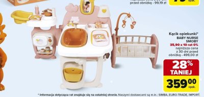 Kącik opiekunki BABY NURSE SMOBY 35,90 x 10 rat 0% promocja w Carrefour