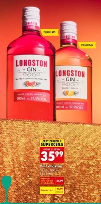Gin Longston Watermelon & Strawberry / Sunny Citrus promocja w Biedronka