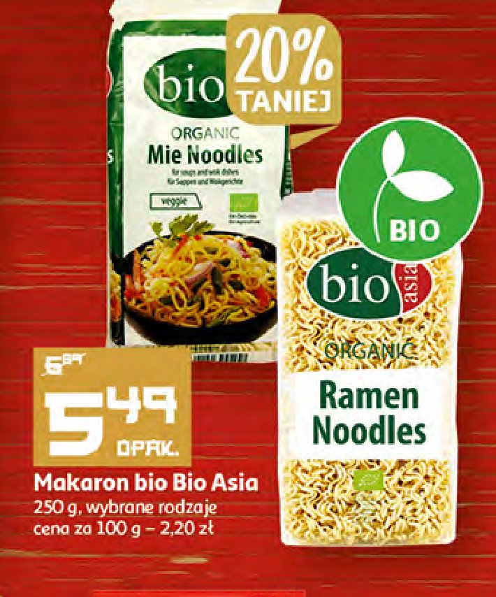 Ramen noodles Bioasia promocja
