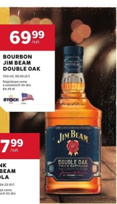 Whisky Jim Beam Double Oak promocja w Stokrotka