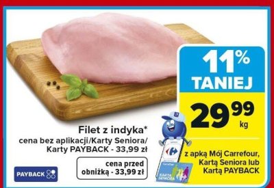 Filet z indyka promocja w Carrefour Market