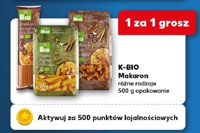 Makaron 500 g, różne rodzaje K-Bio promocja w Kaufland