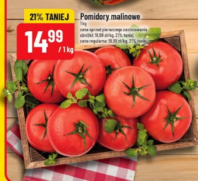 Pomidory malinowe promocja w POLOmarket