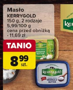 Masło z ziołami i czosnkiem Kerrygold masło irlandzkie promocja w Carrefour Market