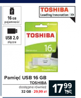 Pamięć usb 16 gb Toshiba promocja