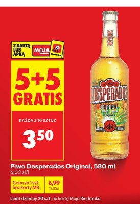 Piwo Original, 580 ml promocja w Biedronka