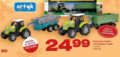 Mini farma Traktor z przyczepą artyk, 1 opak. promocja w Twój Market
